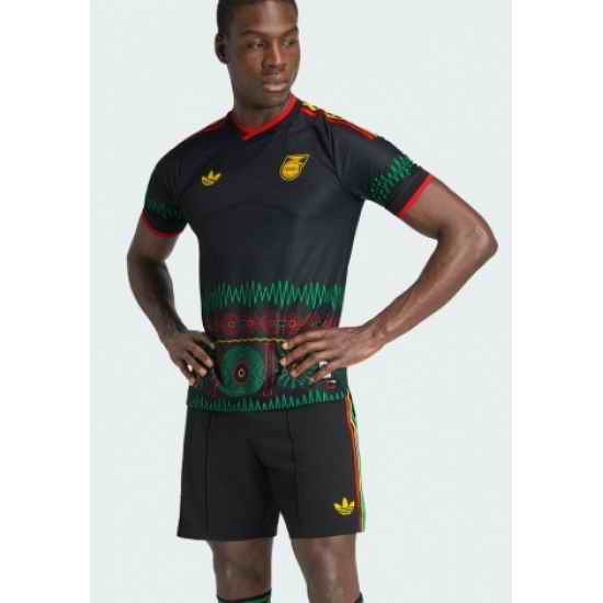 Jamaica World Cup Soccer Black Jersesy